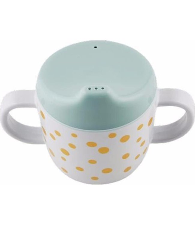 Done by Deer Done by Deer - Happy Dots Antilekbeker Gold / Blue