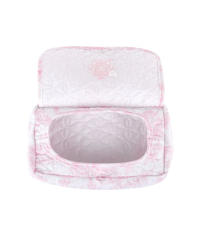 Theophile & Patachou Theophile & Patachou - Reishoes vochtige doekjes - Gewatteerd Roze geprint