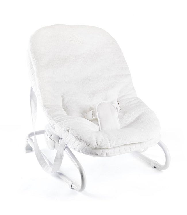 Theophile & Patachou Theophile & Patachou - Relaxhoes + biesje - Gewafeld Wit