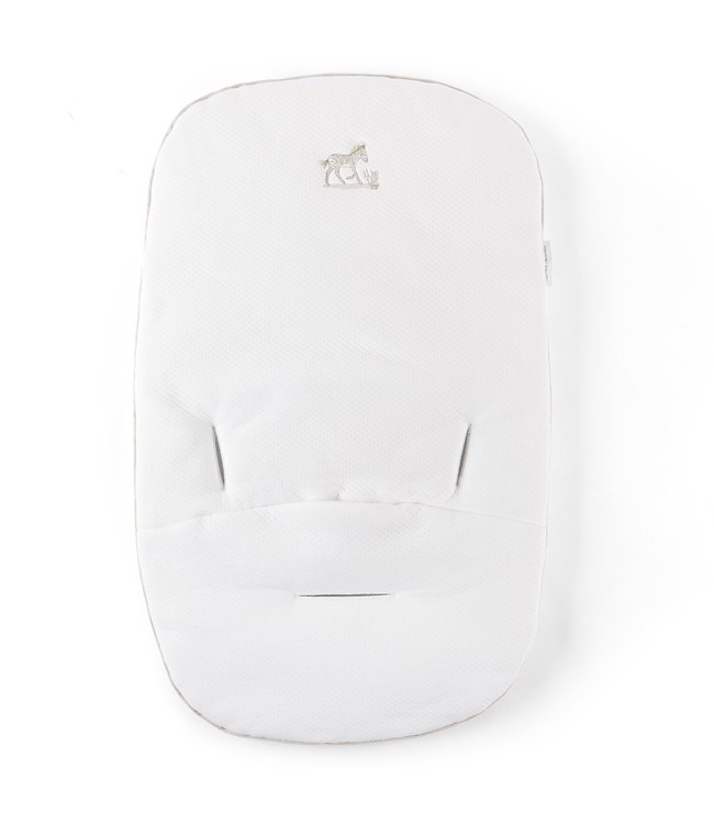 Theophile & Patachou Theophile & Patachou - Relaxhoes + biesje - Gewafeld Wit/Camel Safari