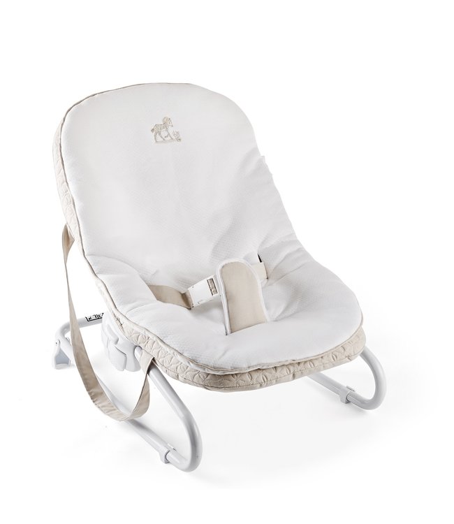 Theophile & Patachou Theophile & Patachou - Relaxhoes + biesje - Gewafeld Wit/Camel Safari