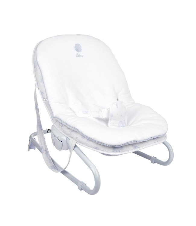 Theophile & Patachou Theophile & Patachou - Relaxhoes + biesje - Gewafeld Wit/lichtblauw