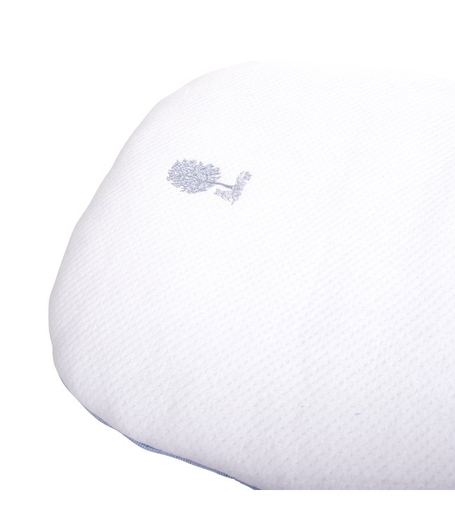 Theophile & Patachou Theophile & Patachou - Relaxhoes + biesje - Gewafeld Wit/lichtblauw