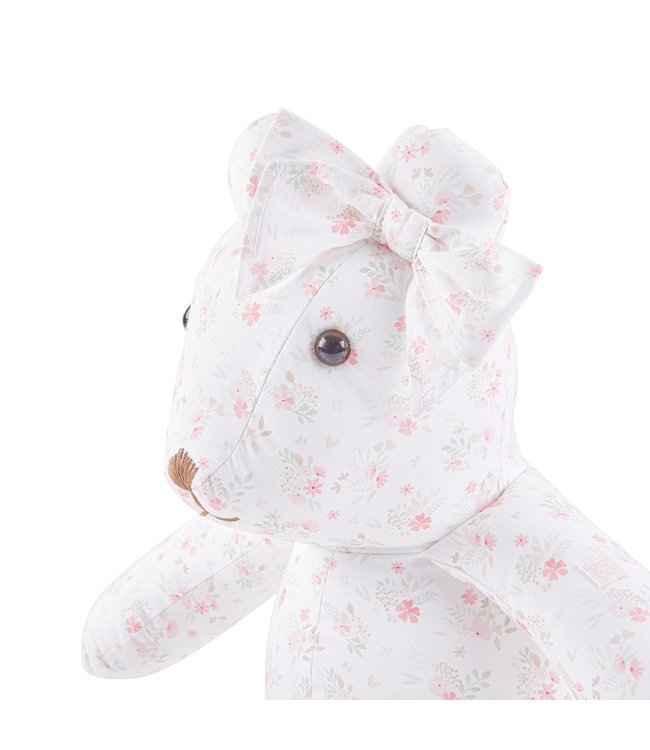 Theophile & Patachou Theophile & Patachou - Beer Patachou roze strik oor