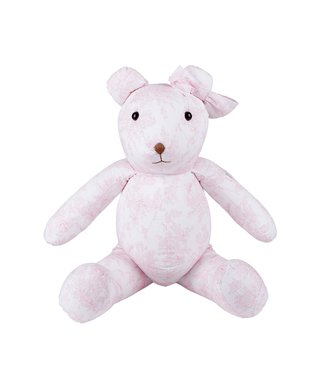 Theophile & Patachou Theophile & Patachou - Beer Patachou roze strik oor Roze geprint