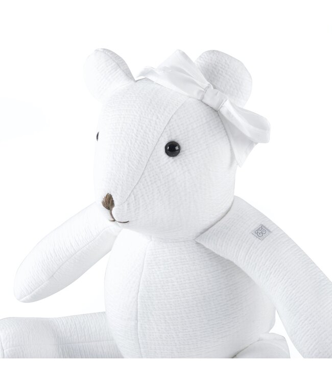 Theophile & Patachou Theophile & Patachou - Beer Patachou strik oor wit - Gewafeld Wit