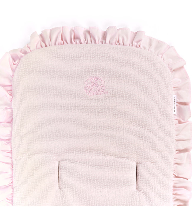 Theophile & Patachou Theophile & Patachou - Relaxhoes + volant - Gewafeld Roze