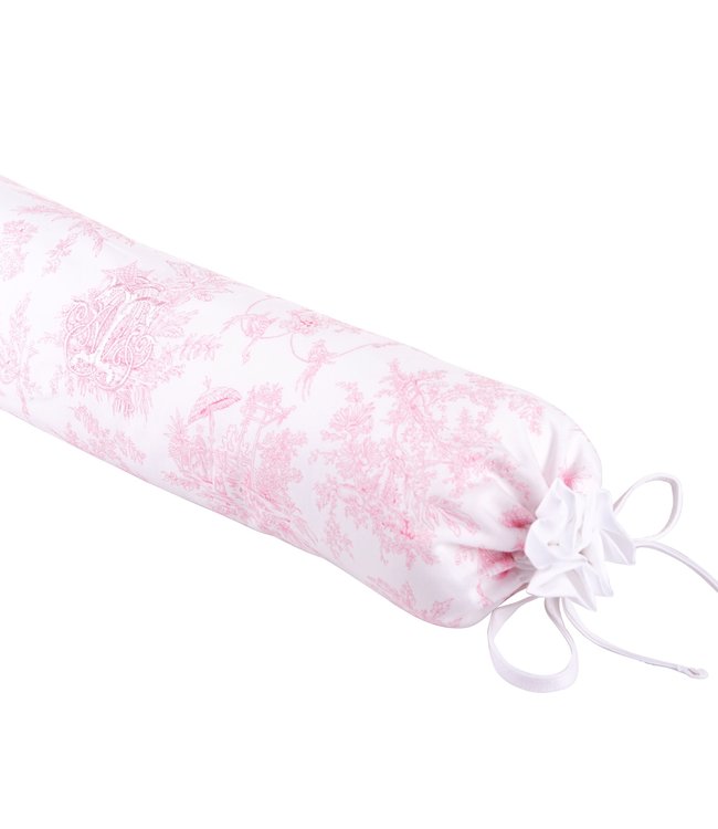 Theophile & Patachou Theophile & Patachou - Baby rolkussen Roze geprint