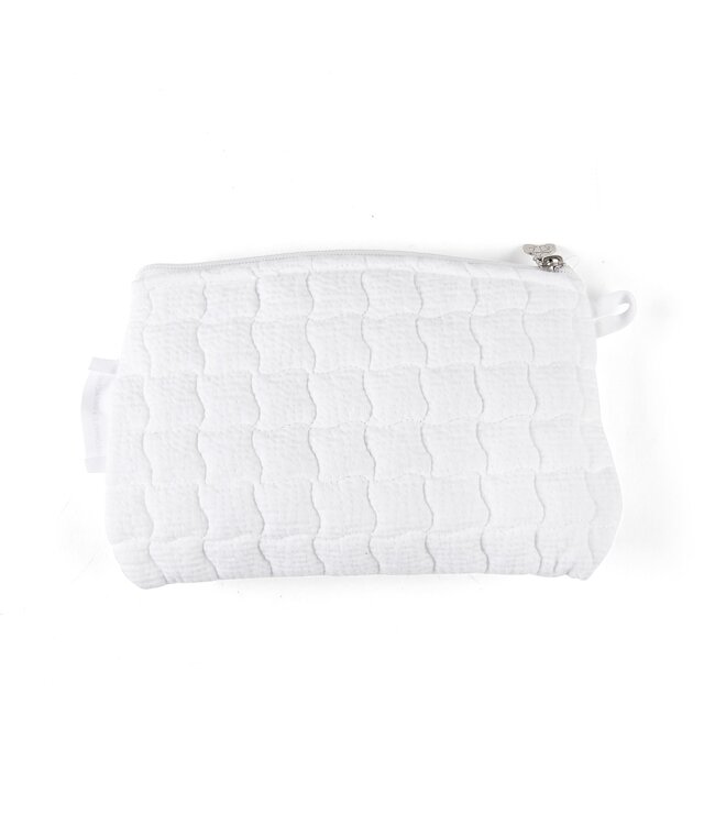 Theophile & Patachou Theophile & Patachou - Platte tas - Gewatteerd Wit