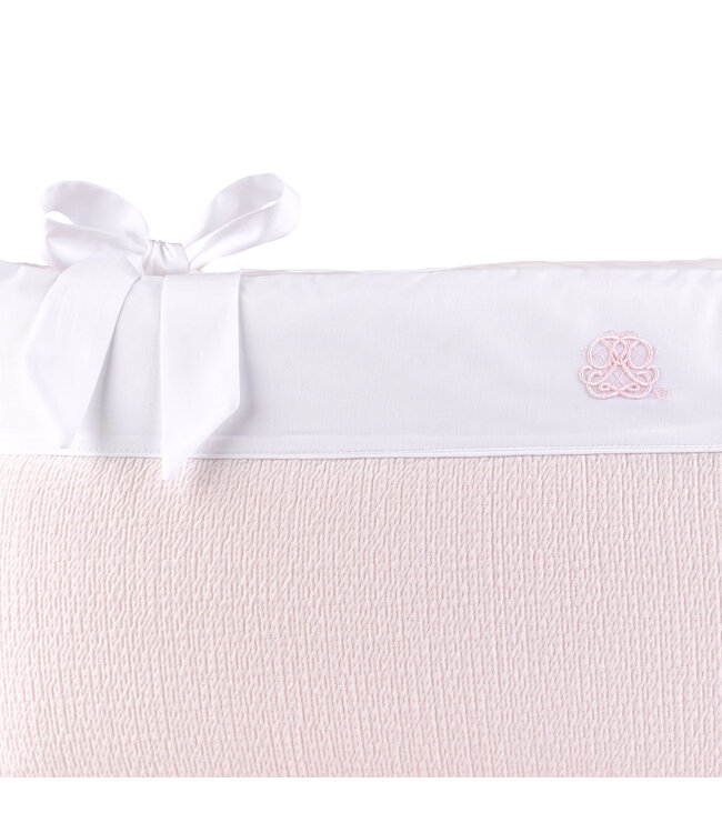 Theophile & Patachou Theophile & Patachou - Bedbeschermer 60cm - Gewafeld (60x60x60cm) H:32cm Roze