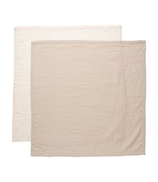 Bebejou Bebejou - DOEKEN 70X70 PURE COTTON SAND