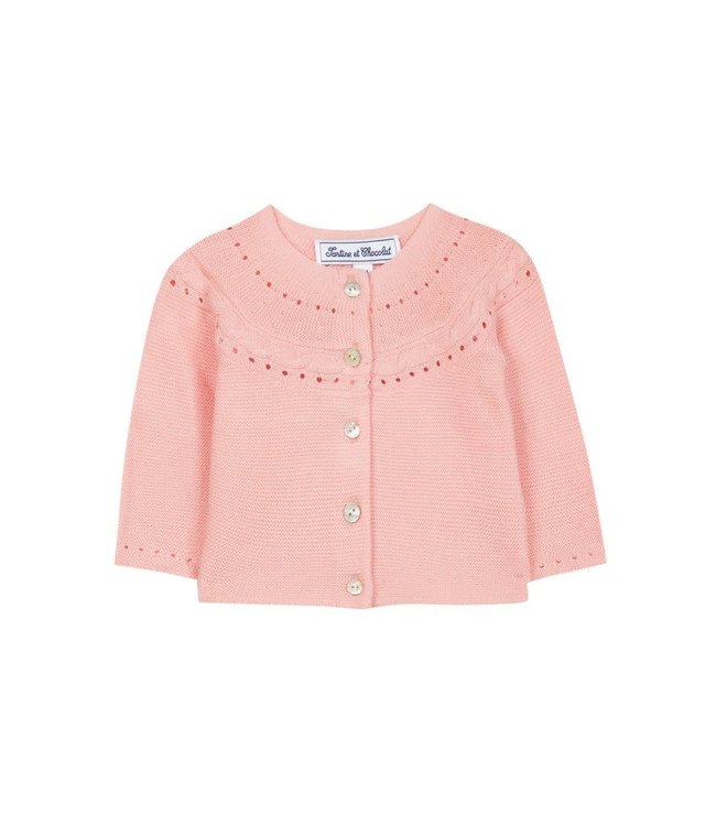 Tartine et Chocolat Tartine Et Chocolat - Cardigan Peony Cotton Knit
