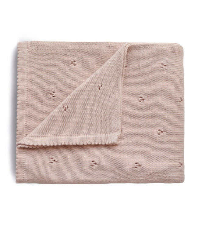 Mushie Mushie - Blanket - Pointelle Blush