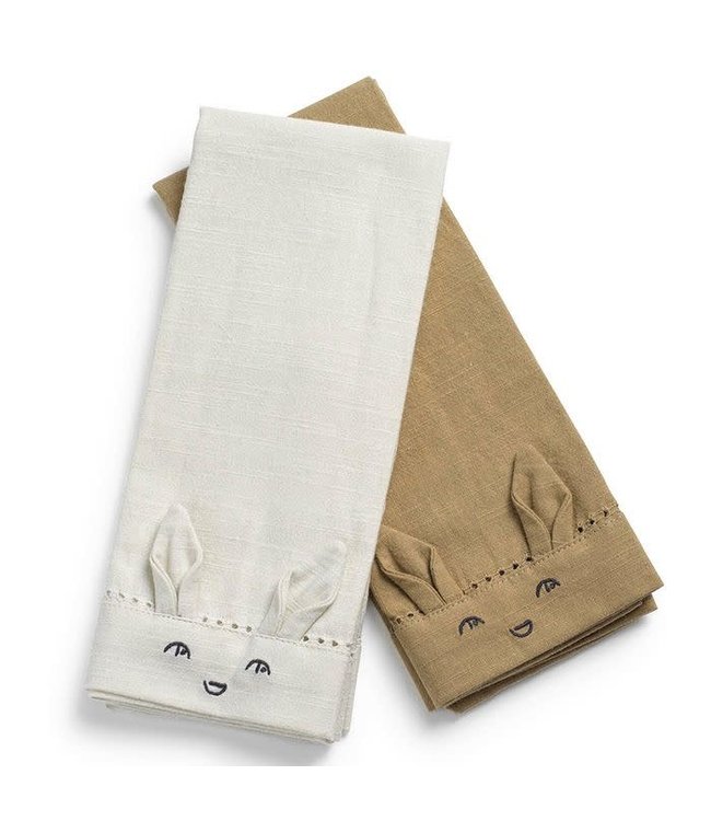 Elodie Elodie - Baby serviet set Lily White