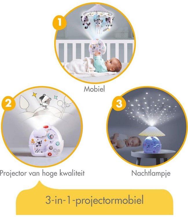 Tiny Love Tiny Love - Magical Night 3-in-1 Projector Mobile