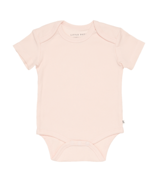 Little Dutch Romper korte mouw Rib Pink