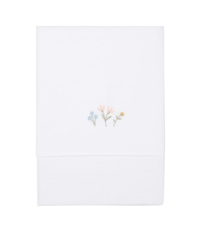 Little Dutch Little Dutch - Wieglaken Flowers & Butterflies geborduurd