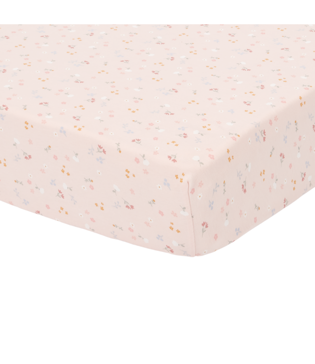 Little Dutch Little Dutch - Hoeslaken wieg Little Pink Flowers