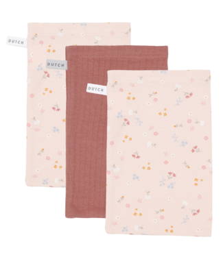 Little Dutch Little Dutch - Washandjes set Pure Pink Blush / Little Pink Flowers