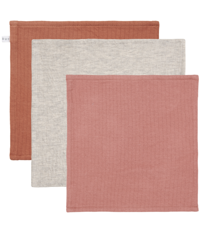Little Dutch Little Dutch - Monddoekjes Pure Rust / Pure Grey / Pure Pink Blush