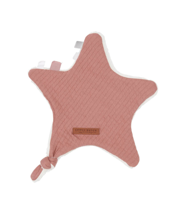 Little Dutch Little Dutch - Knuffeldoek ster Pure Pink Blush