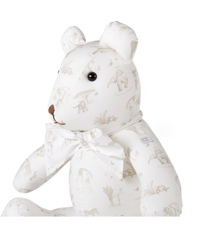 Theophile & Patachou Theophile & Patachou - Beer Theophile geprint - Katoen kameel print