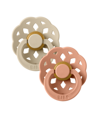 Bibs Bibs - Boheme T1 Latex - Vanilla/Peach 2-pack
