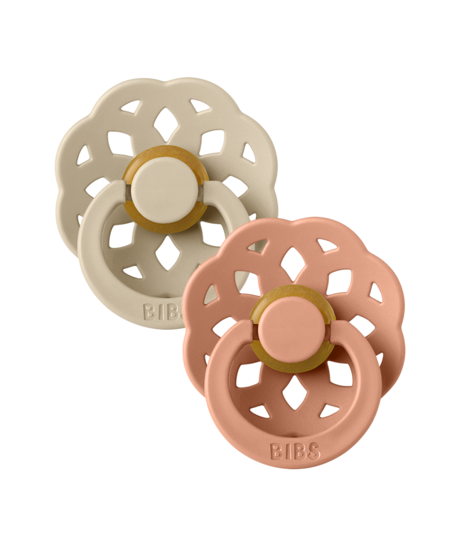 Bibs Bibs - Boheme T1 Latex - Vanilla/Peach 2-pack