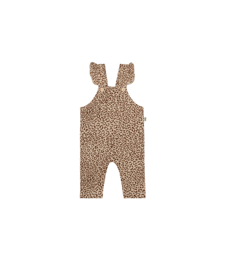 House Of Jamie - Baby Girls Dungaree - Nutmeg Leopard