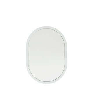 Caramella Caramella - White oval mirror