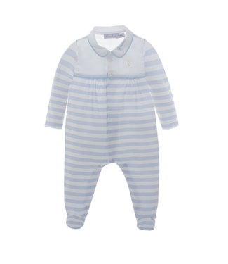 Patachou Patachou - Blue Stripes Babygrow