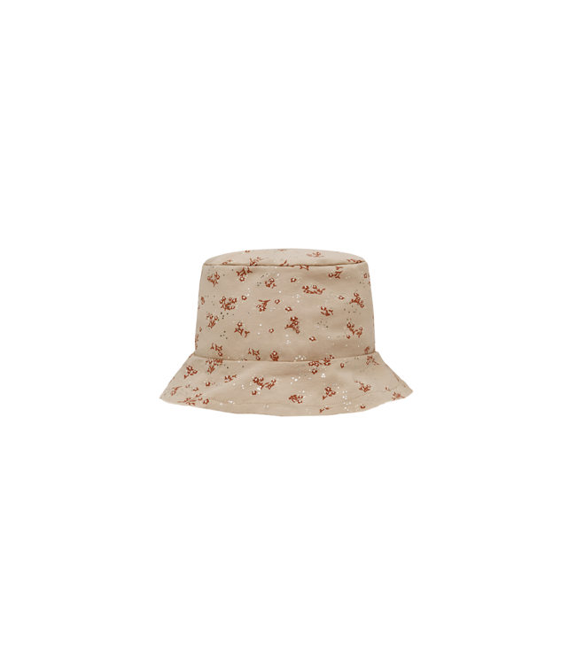 House Of Jamie - Summer Hat - Golden Sesam & Brick Floral