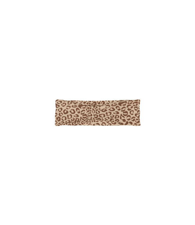 House Of Jamie - Bow Tie Headband - Nutmeg Leopard