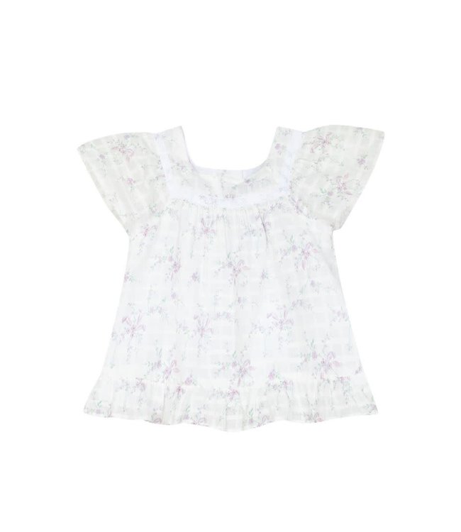 Tartine et Chocolat Tartine Et Chocolat - Tunic - Lilac Print Cotton