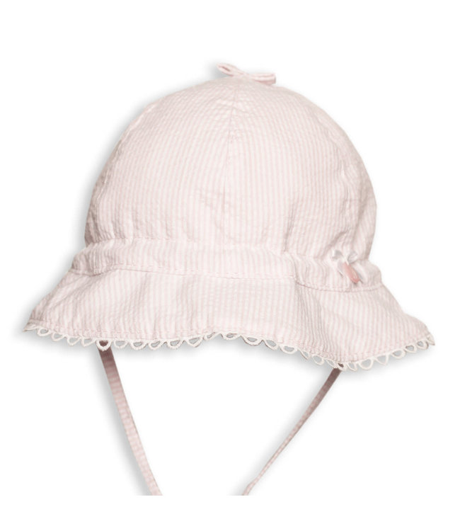 First First - Pink Stripes Girls Hat Tulip