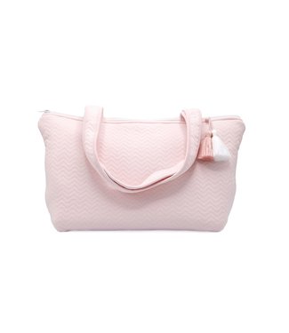 Poetree Kids Poetree Kids - Verzorgingstas /Mommy bag - Chevron Light Pink