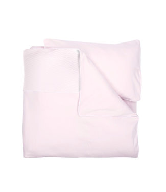 Poetree Kids Poetree Kids - Baby Dekbedovertrek & kussensloop (100x135) - Chevron Light Pink
