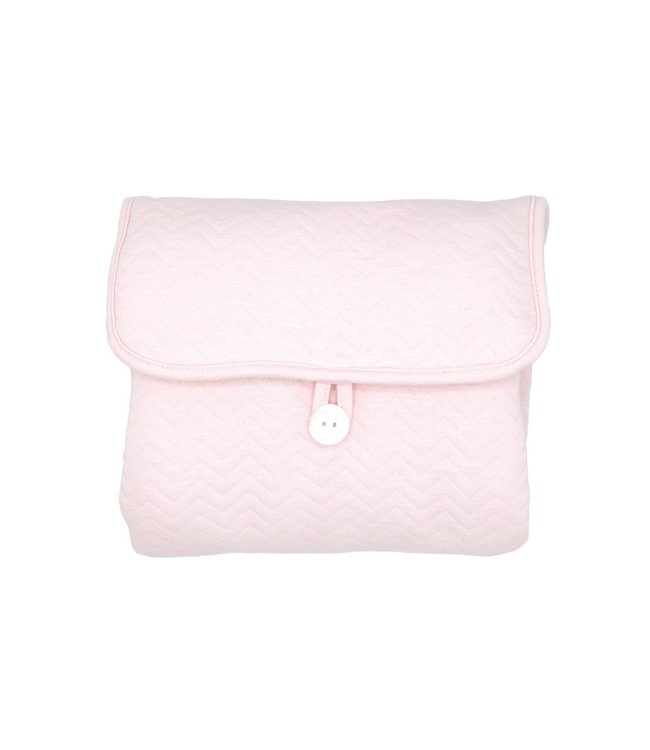 Poetree Kids Poetree Kids - Verschoonmatje voor onderweg - Chevron Light Pink