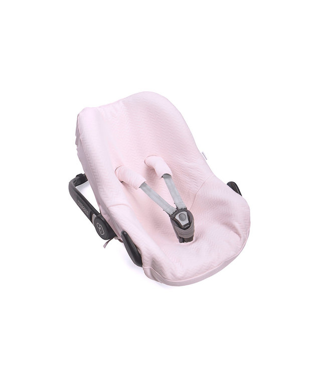 Poetree Kids Poetree Kids - Autostoelhoes (MaxiCosi) - Chevron Light Pink