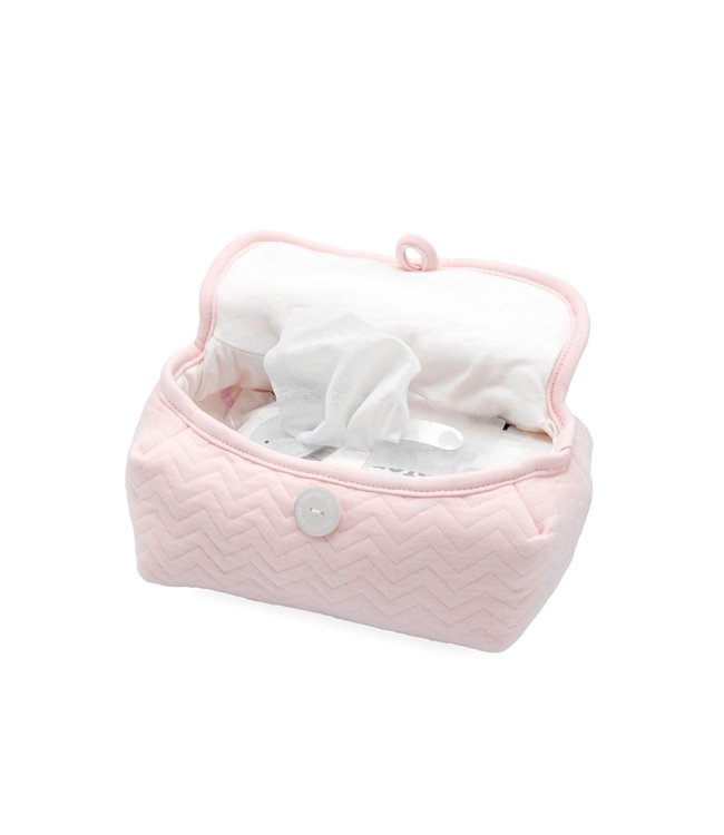 Poetree Kids Poetree Kids - Hoes voor vochtige doekjes - Chevron Light Pink