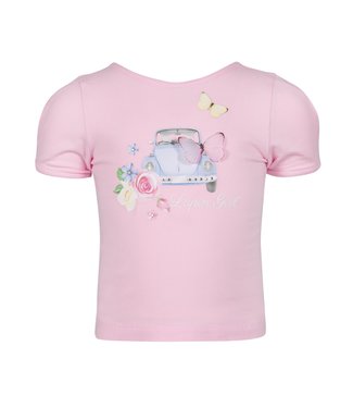 Lapin House Lapin House - T-shirt Met Strik Op Rug - Roze