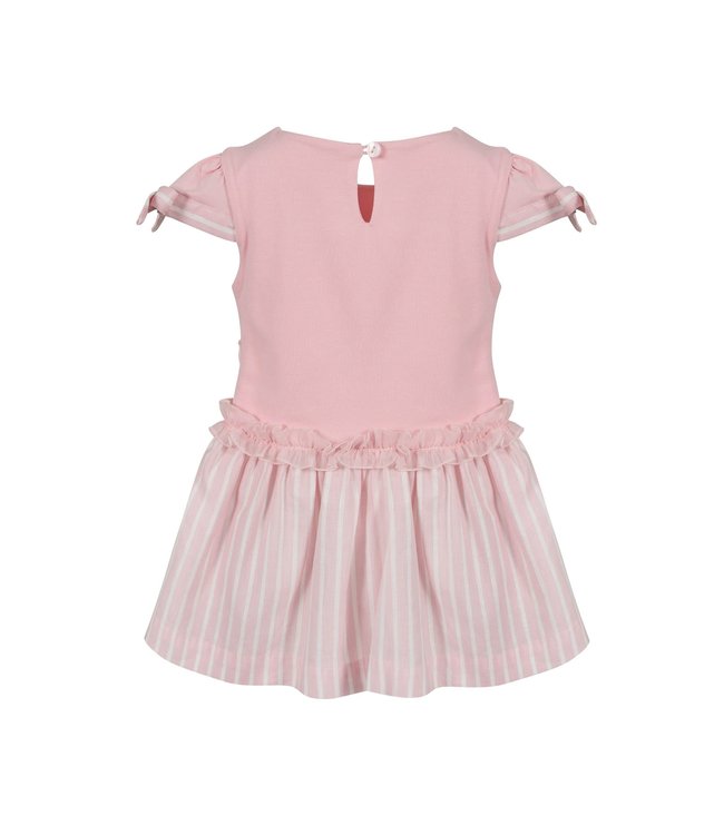 Lapin House Lapin House - Jurk Met Strikjes Op Schouder - Roze