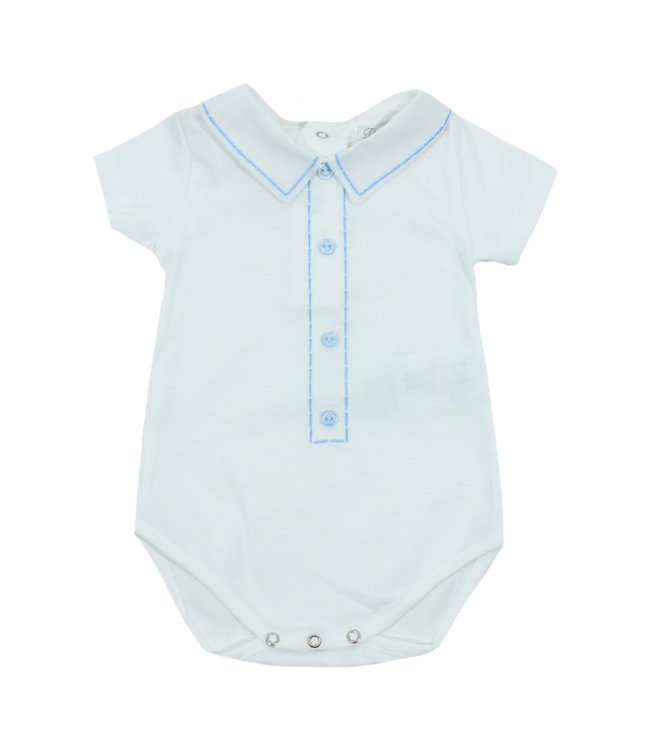Dr. Kid Dr. Kid - Body Wit Afgewerkt Met Licht Blauw