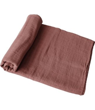 Mushie Mushie - Swaddle - Cognac - 120Cm X 120Cm
