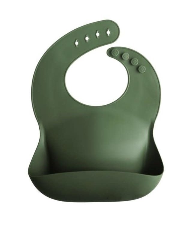 Mushie Mushie - Silicone Bib - Forrest Green