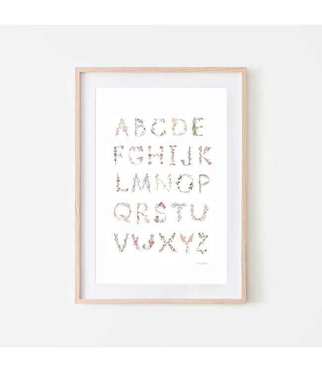 Mushie Mushie - Poster Large - Alphabet International