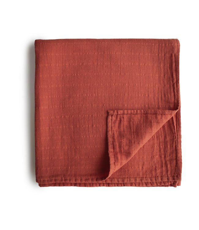 Mushie Mushie - Swaddle - Auburn - 120Cm X 120Cm