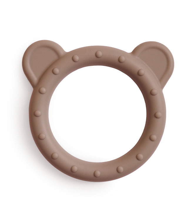 Mushie Mushie - Teether Bear - Natural