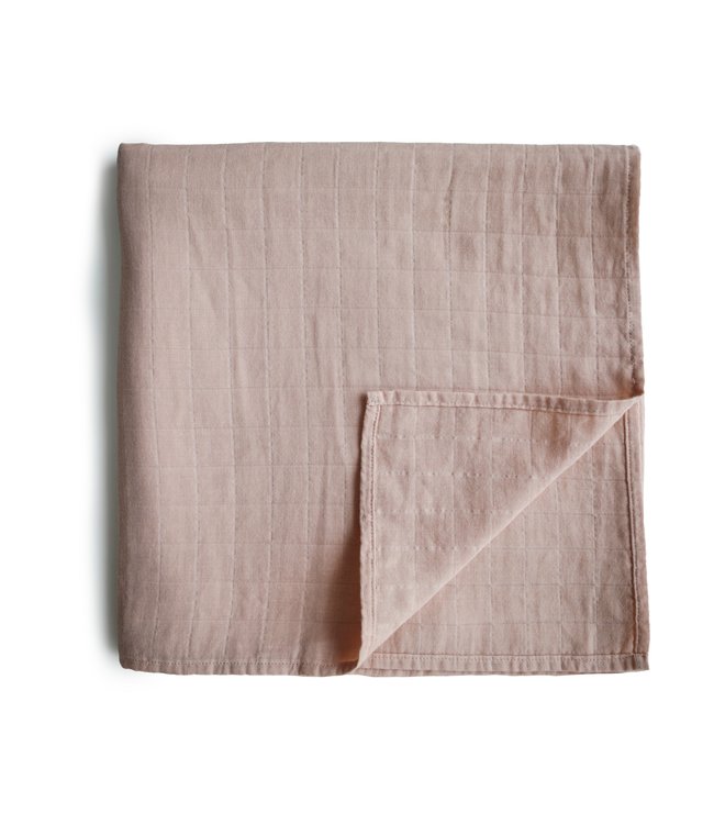 Mushie Mushie - Swaddle - Blush  - 120Cm X 120Cm