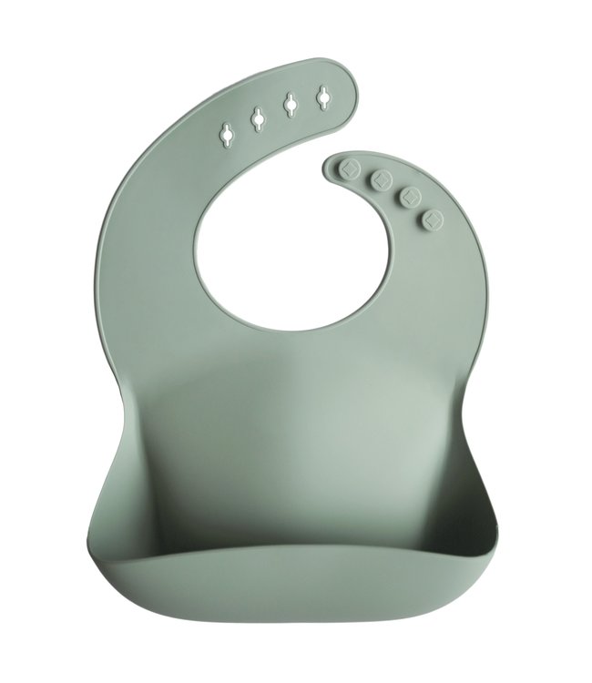 Mushie Mushie - Silicone Bib - Cambridge Blue